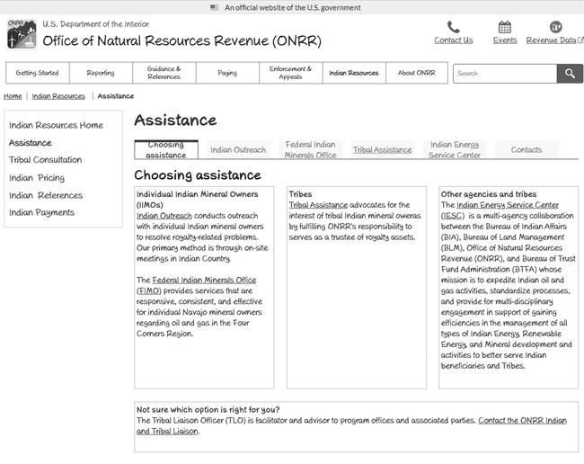 Wireframe of the Indian Assistance page with rewritten content.